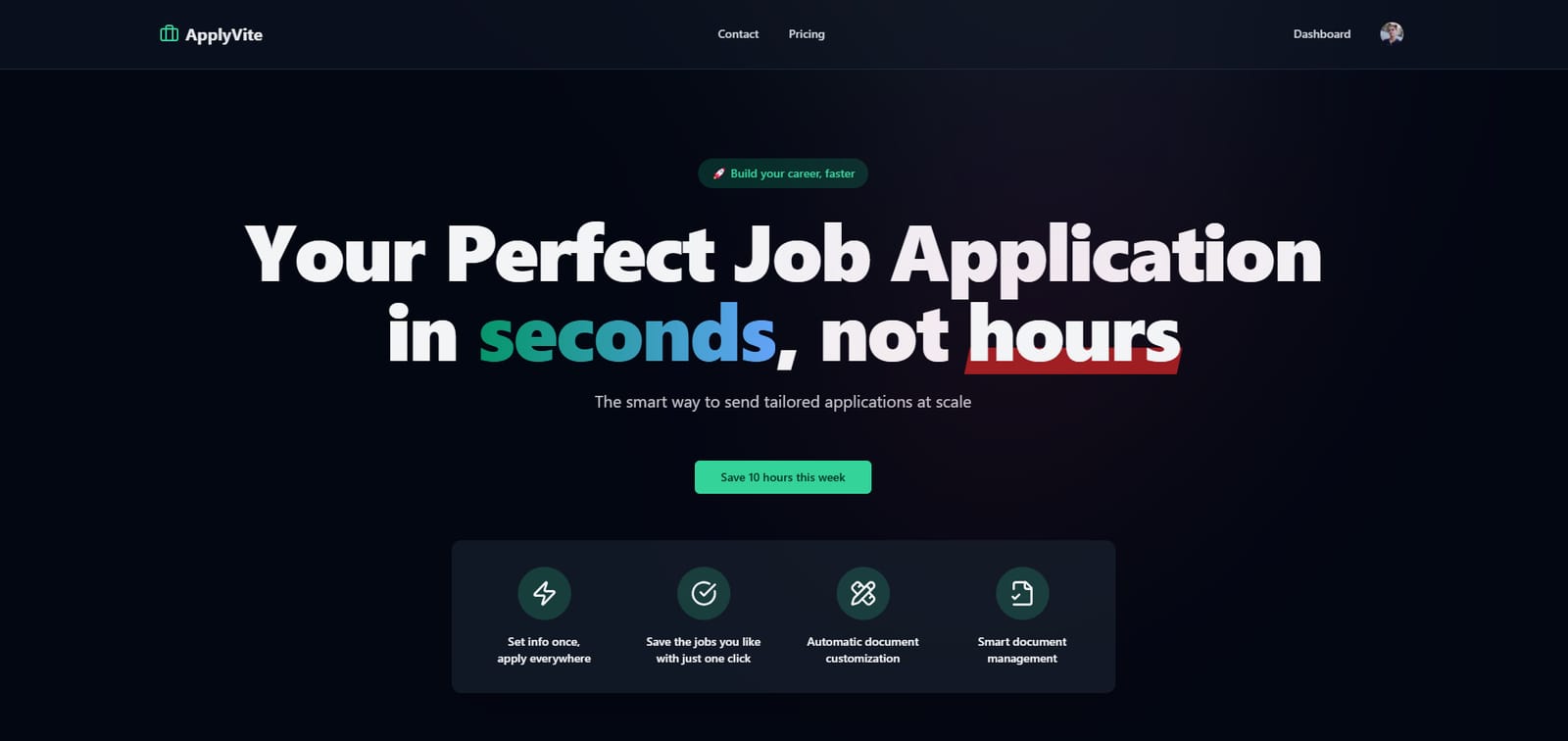 ApplyVite: Personal product · Discontinued
